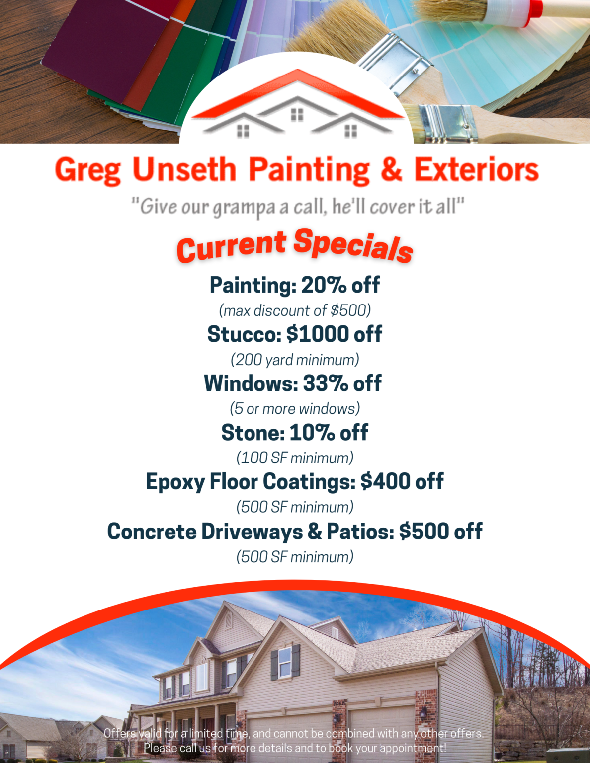 Stucco Specials Paint & Exterior Specials in Colorado Springs